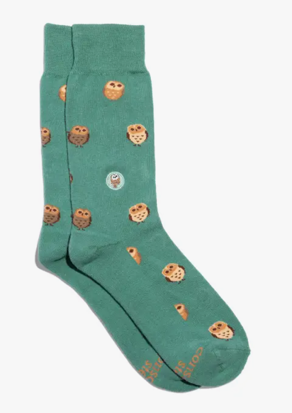 Conscious Step - Socks that Protect Owls - National Park Collection