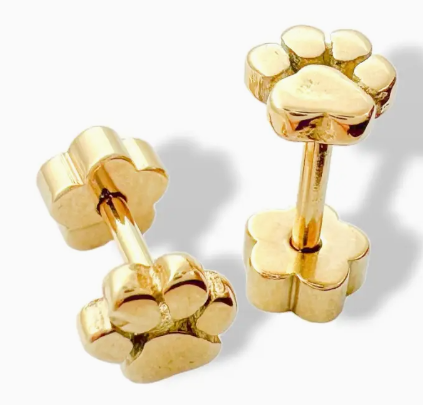 Ethic Goods - Paw Prints - Tiny Stud Earring