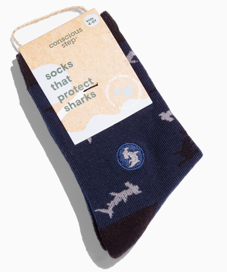 Conscious Step - Socks that Save Sharks - Youth