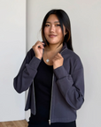 Elegantees - Shelly Heavy-Knit Jacket