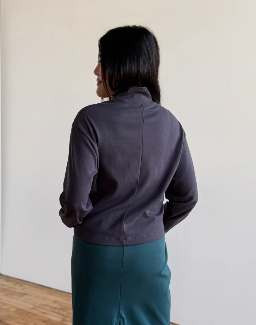 Elegantees - Shelly Heavy-Knit Jacket