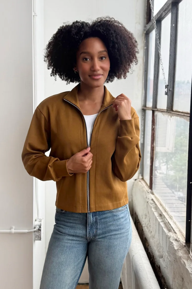 Elegantees - Shelly Heavy-Knit Jacket
