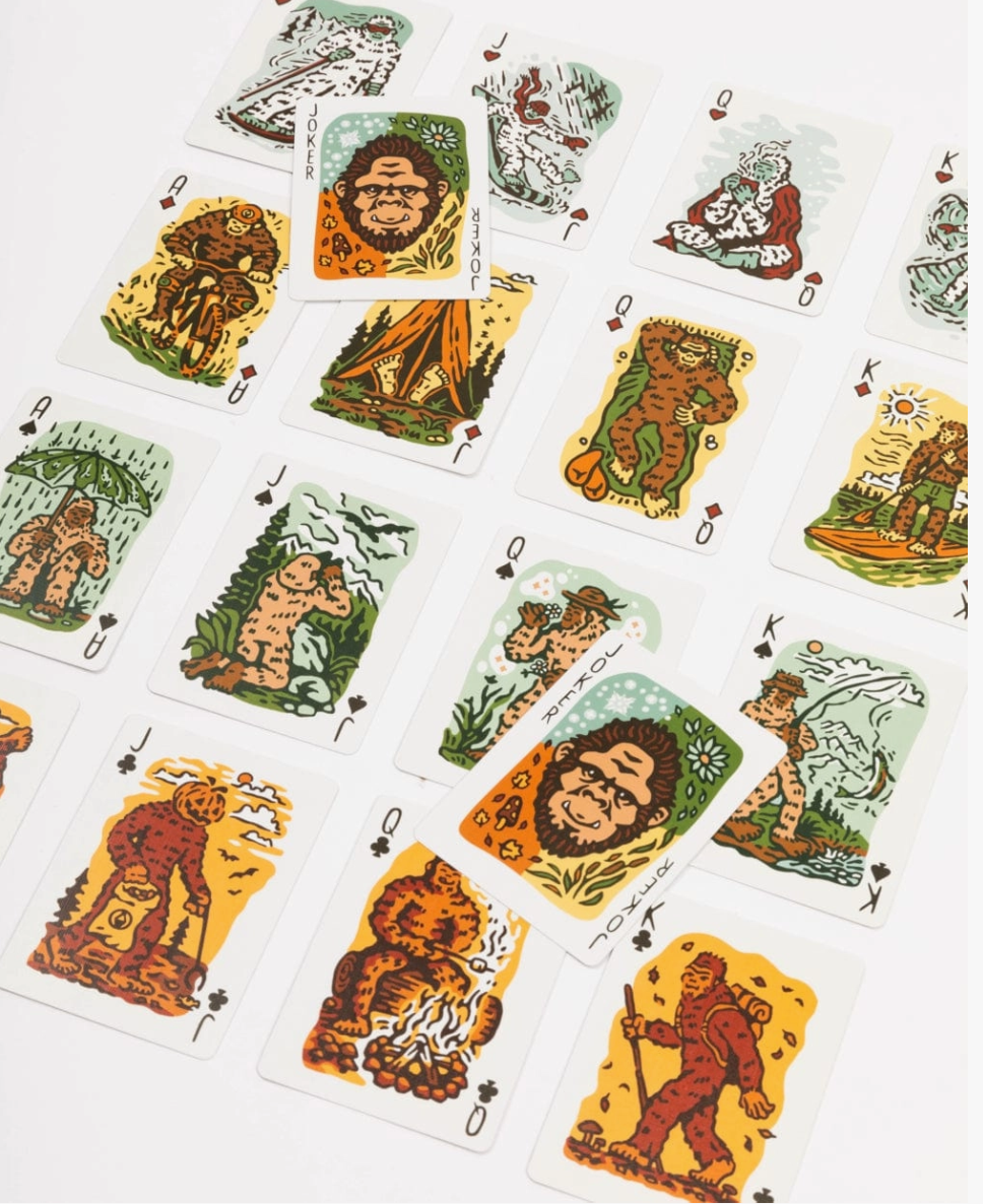 Keep Nature Wild - Seasons of Squatch Playing Cards