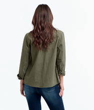 Load image into Gallery viewer, 1822 Denim- Green Utility jacket
