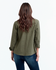 1822 Denim- Green Utility jacket