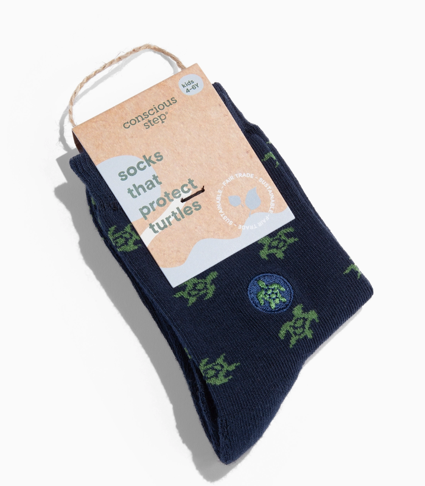 Conscious Step - Socks that Save Turtles - Youth