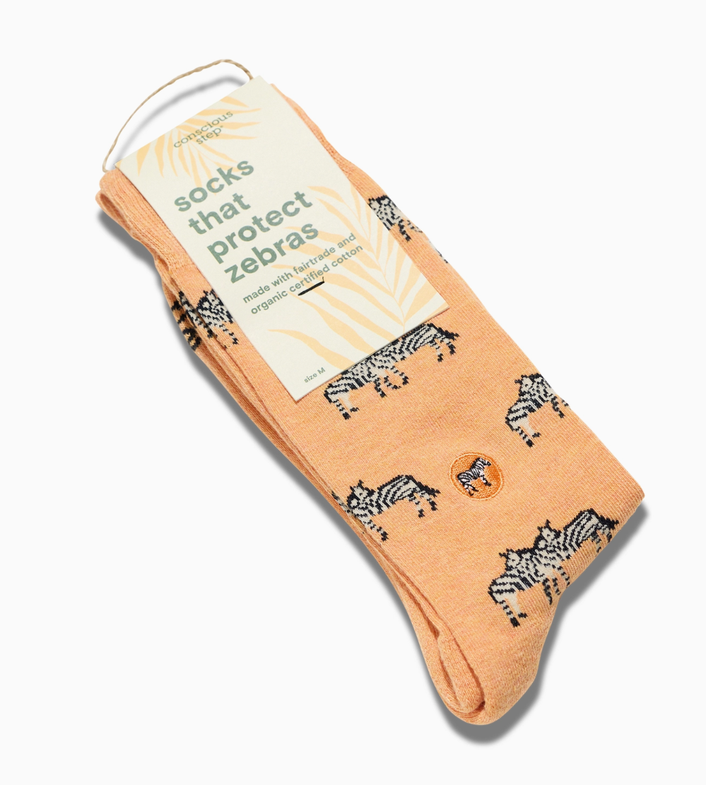 Conscious Step- Socks that protect zebras