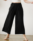 Bamboo Wide Leg Ankle Pant