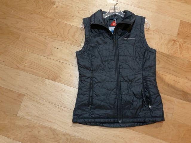 {{ClientCode}} BLACK COLUMBIA VEST, M