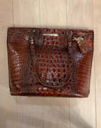 {{ClientCode}} BROWN BRAHMIN TOTE PURSE