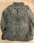 {{ClientCode}} GREY WEATHERPROOF 1/4 ZIP SHERPA, L