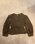 {{ClientCode}} BROWN EXPRESS LONG SLEEVE SHIRT, M