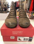 BROWN ROCKPORT ANKLE BOOTS 6.5