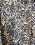BLUE FLORAL J CREW BUTTON DOWN SHIRT 10