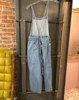 {{ClientCode}} DENIM WHITE LABEL BIB OVERALLS, S