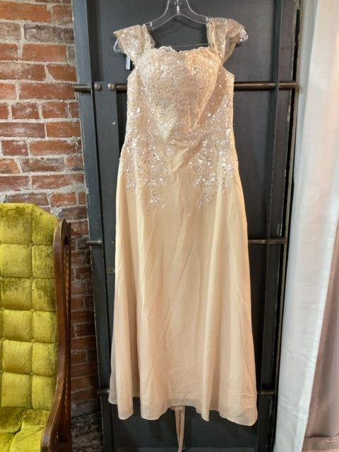 BEIGE ACENIA FORMAL DRESS 8