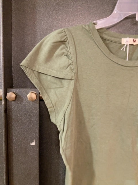 DARK GREEN AMO TEE SHIRT L