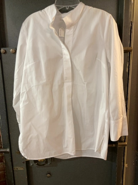 WHITE J JILL LONG SLEEVE SHIRT M