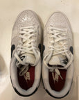 SILVER NIKE SNEAKERS 9.5
