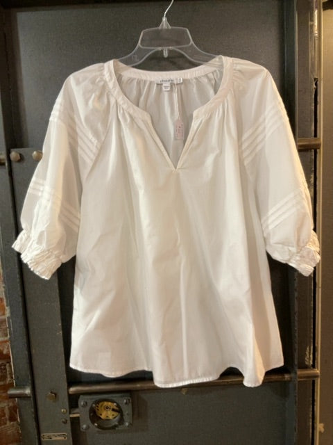 WHITE CHICOS PUFF SLEEVE SHIRT 25