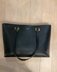 {{ClientCode}} BLACK ANNE KLEIN LAPTOP PURSE