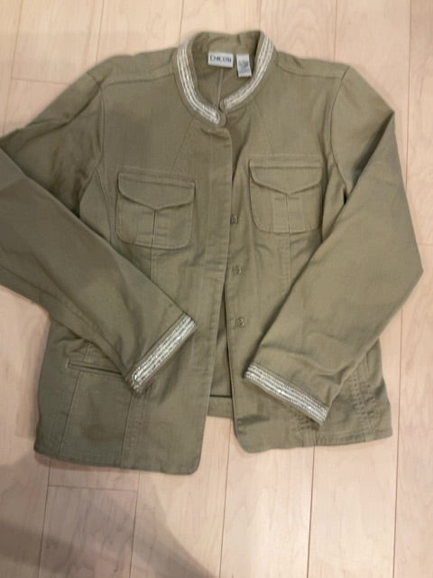 {{ClientCode}} TAN CHICOS JACKET, 2