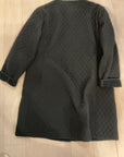 {{ClientCode}} BLACK TALBOTS QUILTED JACKET, M