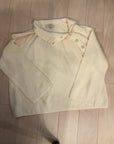 {{ClientCode}} CREAM LOFT SWEATER, XL