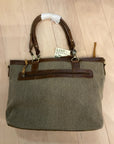 {{ClientCode}} BROWN ARAN WOOLLEN MILLS PURSE