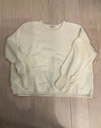 {{ClientCode}} CREAM MADEWELL SWEATER, M