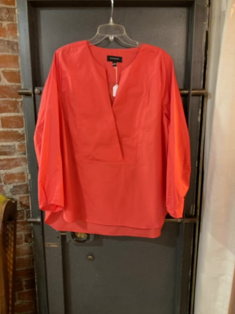 CORAL BANANA REPUBLIC LONG SLEEVE SHIRT XL
