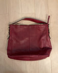 {{ClientCode}} RED COLE HAAN TOTE PURSE