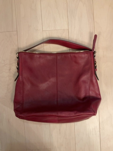 {{ClientCode}} RED COLE HAAN TOTE PURSE