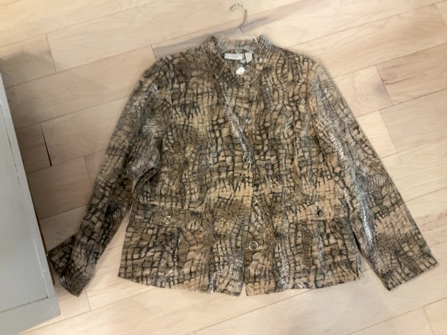 {{ClientCode}} NEUTRAL PATTERN CHICOS JACKET, L