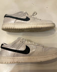 SILVER NIKE SNEAKERS 9.5