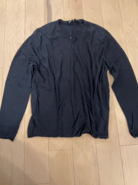 NAVY JOSH JAMES Henley XXL