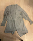 {{ClientCode}} GREY INDIGENOUS CARDIGAN, XS