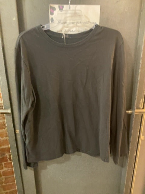 BLACK NUUDS 100% COTTON LONG SLEEVE SHIRT L