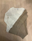 {{ClientCode}} CRM/TAN CALVIN KLEIN SWEATER, M