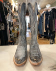 {{ClientCode}} GREY FREEBIRD COWBOY BOOTS, 8