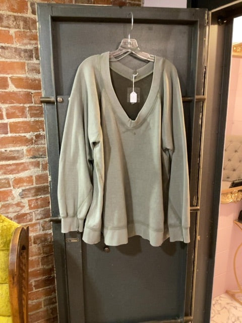 GREEN AERIE SWEATSHIRT XXL