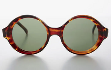 Load image into Gallery viewer, Round Mod Vintage Sunglass with Beveled Frame - Trudy
