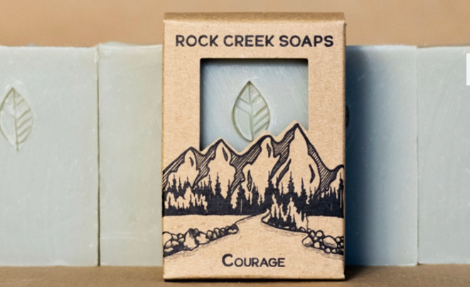 Rock Creek Soaps - Courage - Limited Edition Vegan Bar Soap