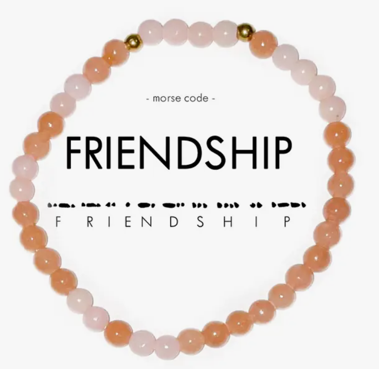Morse Code Bracelet - FRIENDSHIP