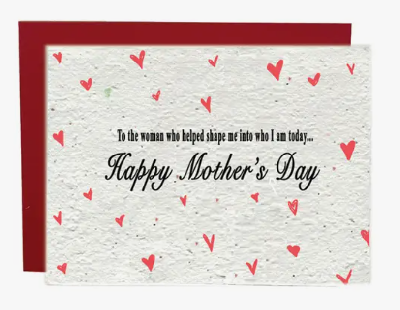Mother's Day Hearts - Plantable Greeting Card