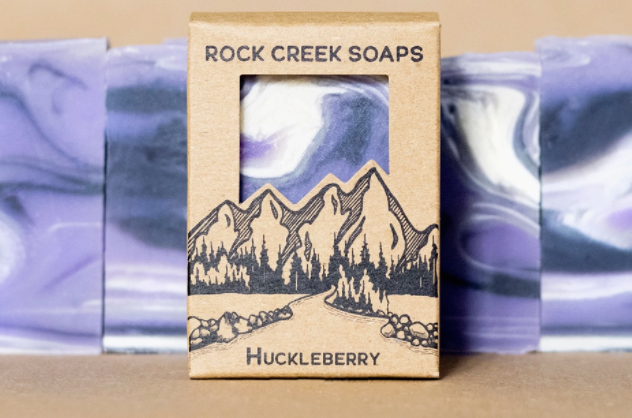 Rock Creek Soaps - Huckleberry - Vegan Bar Soap