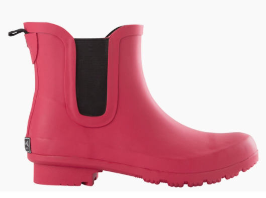Chelsea Magenta Natural Rubber Rain Boot