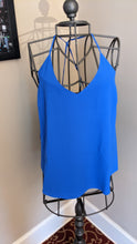 Load image into Gallery viewer, Capri Blue Cross Back Tank Top

