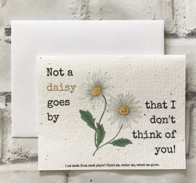 Not a Daisy Goes By - Plantable Greeting Card