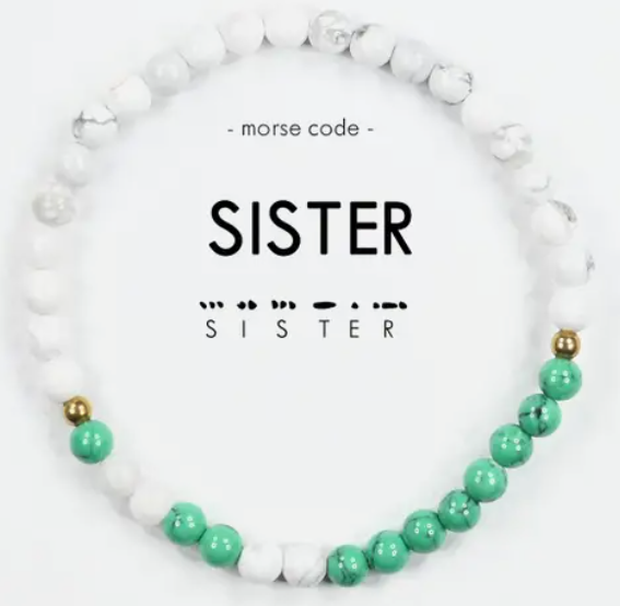 Morse Code Bracelet - SISTER